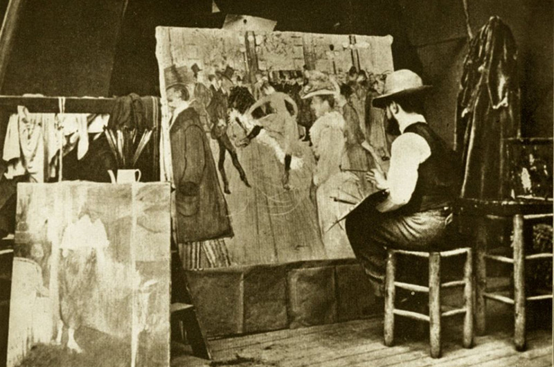 Toulouse-Lautrec creates the posters for the Moulin Rouge from 1891, the first being La Goulue.