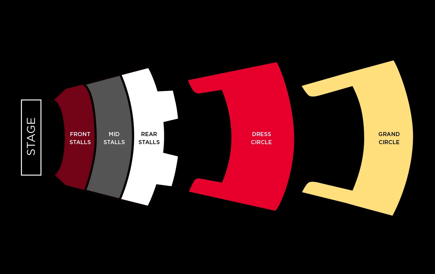 Moulin Rouge Sydney - Seating Map